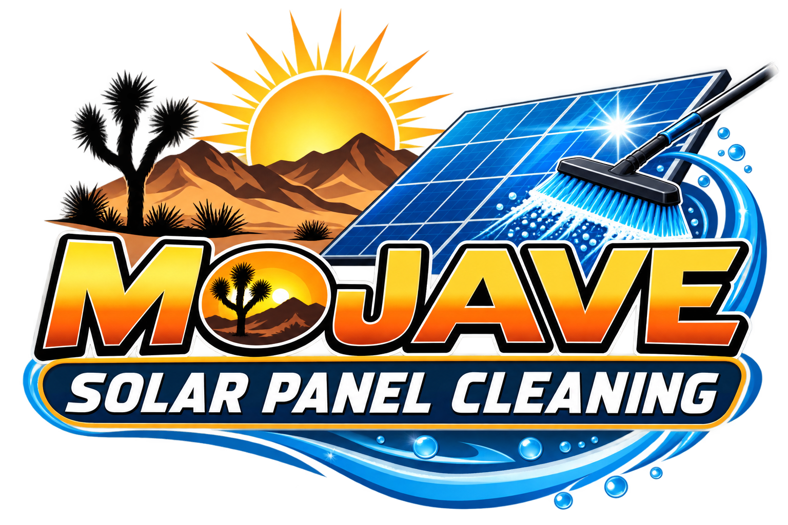 Mojave Solar Panel Cleaning logo